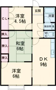 ラシーンヒライの間取り画像