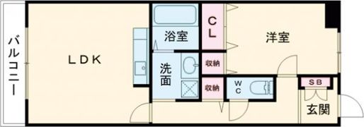 セレノスクエアの間取り画像