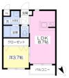 ロアジス衣山の間取り画像