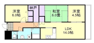 ブランシャトーの間取り画像