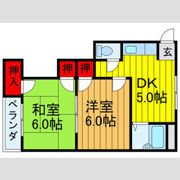 コスモ津田北マンションの間取り画像