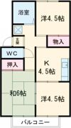 プレジールエリカの間取り画像