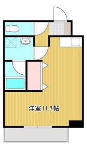 アズビオス元城の間取り画像