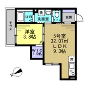 シティハウス豊四季の間取り画像