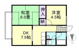 シティハイム吉岡 A棟の間取り画像