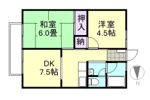 シティハイム吉岡 A棟の間取り画像