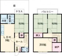 テラスハウスアルファの間取り画像