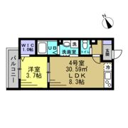シティハウス豊四季の間取り画像