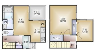 フィオーレ上直江の間取り画像