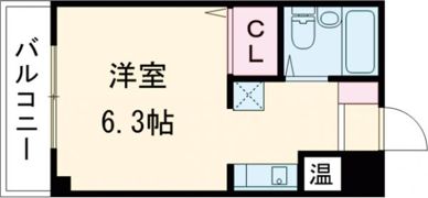 駅前岡ハイツの間取り画像