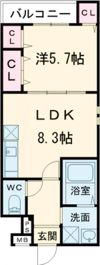 フジパレス庄内西町の間取り画像
