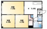 アビタシオン長野の間取り画像