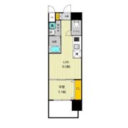 セオリー大阪ハーバーDOORの間取り画像