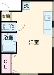ハイツ箱根ヶ崎の間取り画像