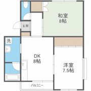 サンライズ栄の間取り画像
