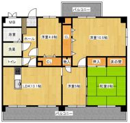 ファミール光町の間取り画像