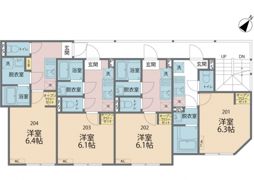 カインドネス町田Ⅱの間取り画像