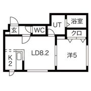 キャステル南郷の間取り画像