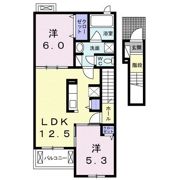 Riverside Bの間取り画像