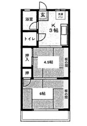 松本マンションの間取り画像
