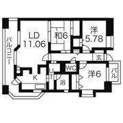 山田ビル鳴海の間取り画像