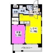 パークサイドソレイユの間取り画像