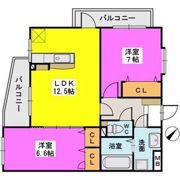 エスパシオ フェリス大野城の間取り画像