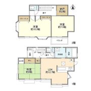 中田東1丁目貸家の間取り画像