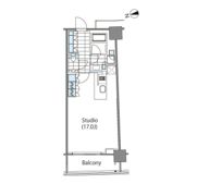 コンフォリア新宿イーストサイドタワーの間取り画像