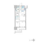ルフォンプログレ門前仲町プレミアの間取り画像