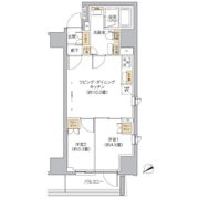 リビオメゾン新宿westの間取り画像