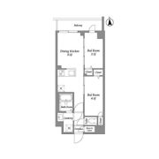 ザ・グラヴィティ新宿の間取り画像