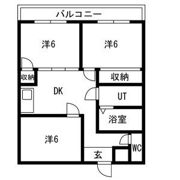 コーポ桂の間取り画像