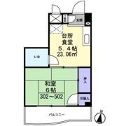 エスポワール西八の間取り画像