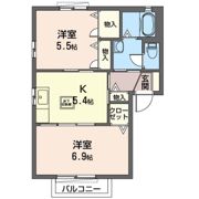 グランリヴェールAの間取り画像