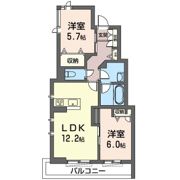 リッツ新宿の間取り画像
