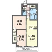 ラ・ミティエの間取り画像