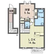 さくらハイツの間取り画像