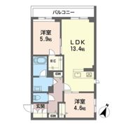 ヴイスタ ルミノーザ イーストの間取り画像