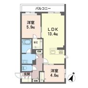 ヴイスタ ルミノーザ イーストの間取り画像