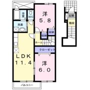 ヴィオラメゾンⅠの間取り画像