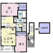 ティアラⅢの間取り画像