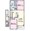 ライフベリー Bの間取り画像
