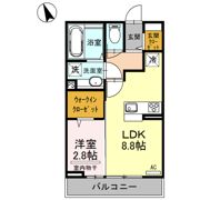 ラルジュ並榎の間取り画像