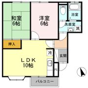 ジュネス定田の間取り画像