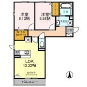 セジュールあすかの間取り画像