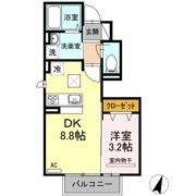 Square Villa 福島の間取り画像