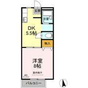 サンビレッジ児島 J棟の間取り画像