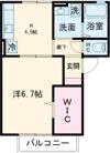 アレーゼ横尾の間取り画像
