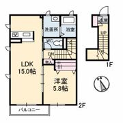 リラフォート湯田 B棟の間取り画像